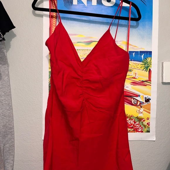 Zara size M red dress - Picture 4 of 4